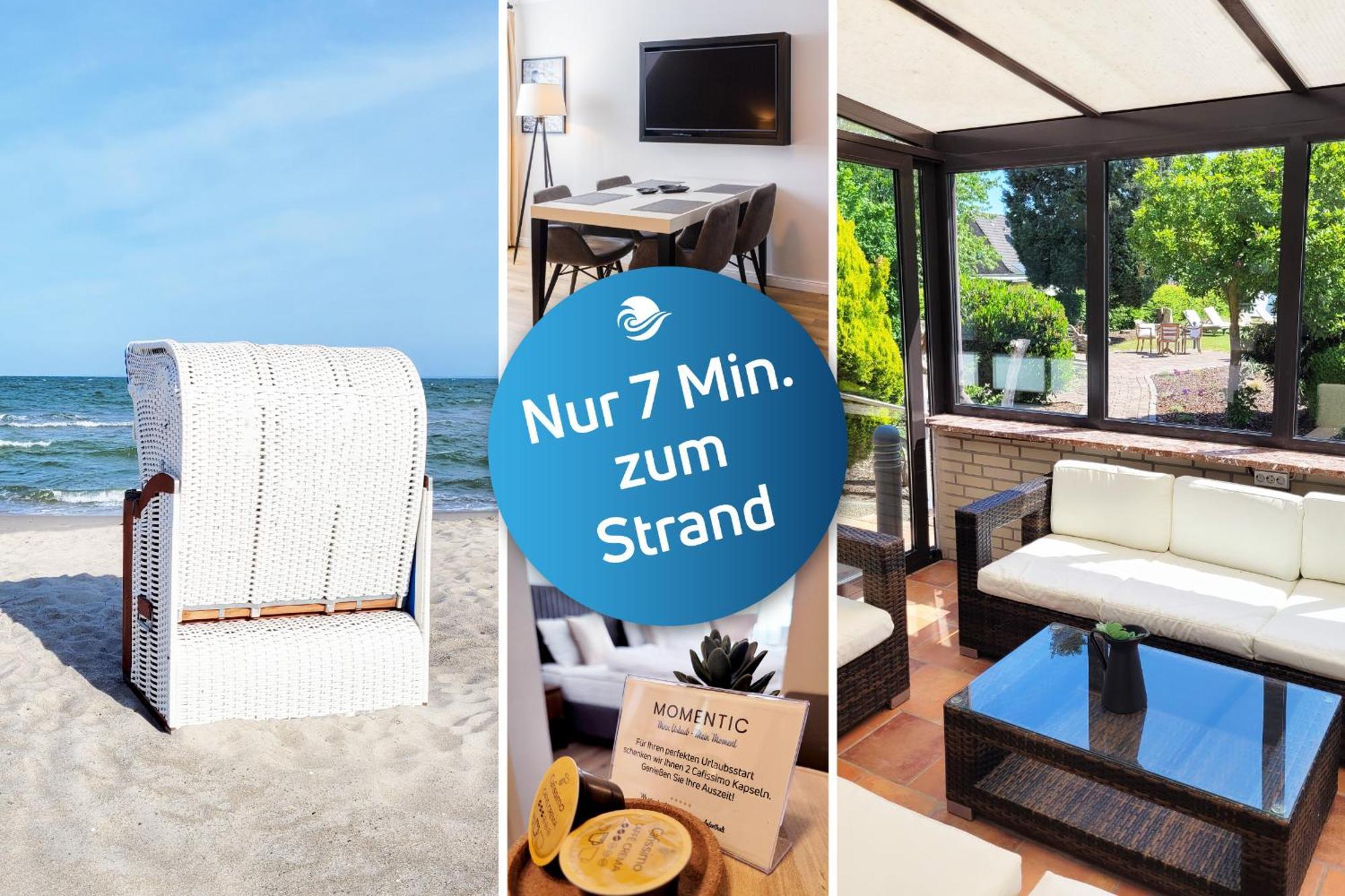 Strandnahe Ferienwohnung - Sehr Modern Und Hochwertig Eingerichtet, Inklusive Parkplatz, Gartenzugang Und Fahrradunterstellmoeglichkeit Scharbeutz Exteriör bild
